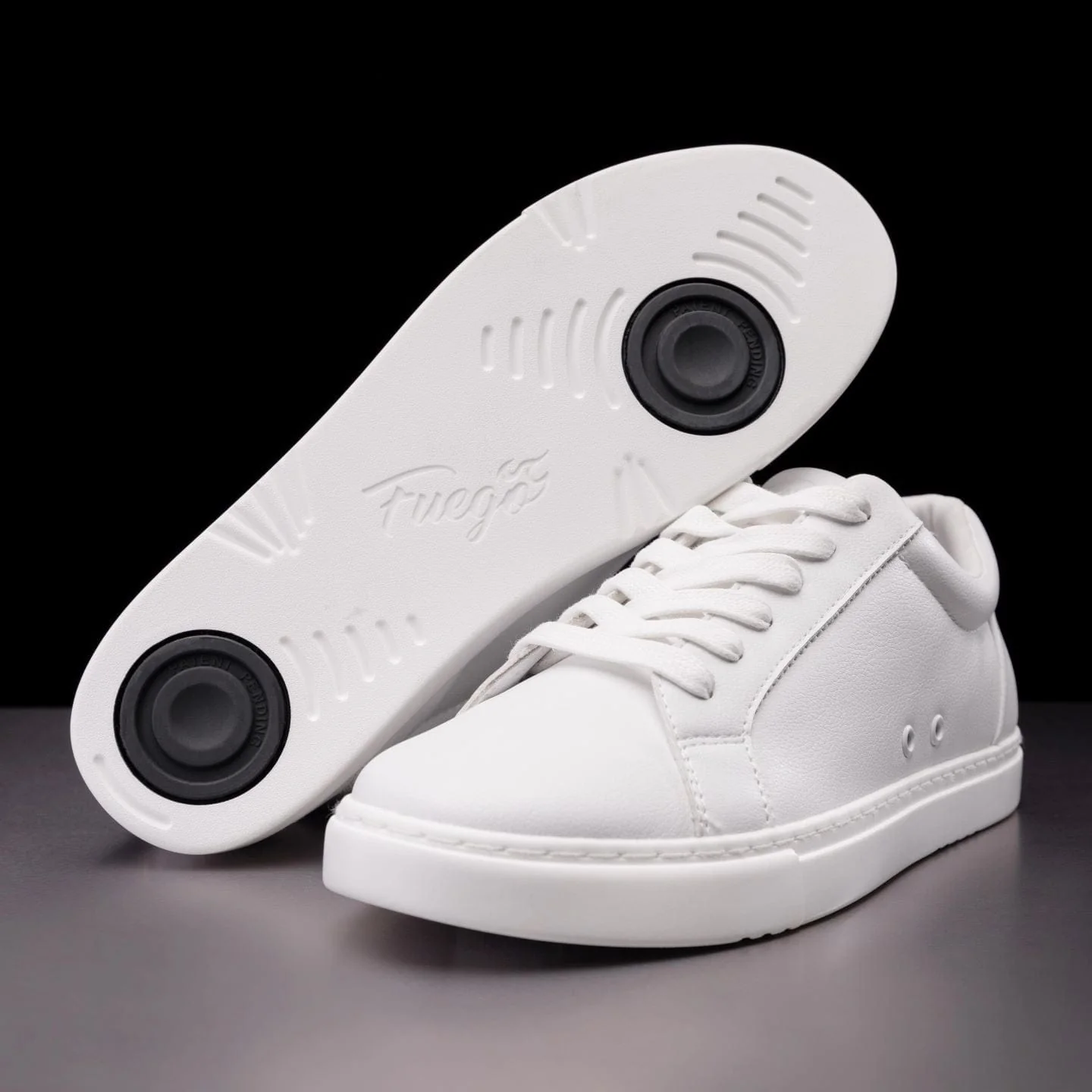 Derek Hough Split-sole + White Low Top